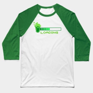 Green Beer Loading Funny St Patricks Day Pixel Design Baseball T-Shirt